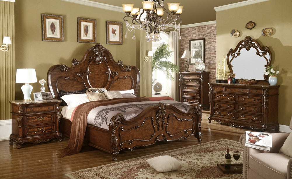 Dania 4-Pc King Bedroom Set (Oversized)