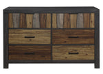 Cooper Multi-Tone Wire Brushed Finishes Wood Dresser