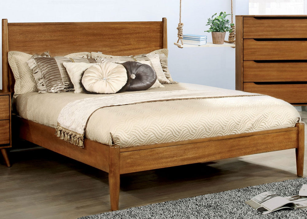 Lennart Oak Wood Full Bed