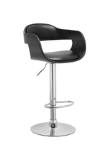 Mirabella Black PU Leather Barstool