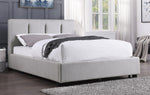 Aitana Gray Fabric Full Bed with Storage