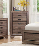 Beechnut 6-Pc Light Elm Wood Full Bedroom Set