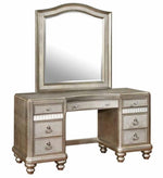 Bling Game 3-Pc Metallic Platinum Wood Vanity Set