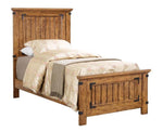 Brenner 5-Pc Rustic Honey Wood Twin Panel Bedroom Set