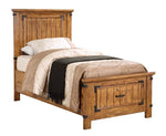 Brenner 5-Pc Rustic Honey Wood Twin Storage Bedroom Set