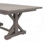 Bruna Gray Wood Extendable Dining Table