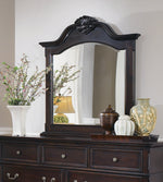 Cambridge Cappuccino Wood Frame Dresser Mirror