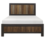 Cooper Multi-Tone Wire Brushed Finishes Wood Full Bed