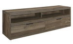 Danio Rustic Natural Wood 2-Drawer TV Stand