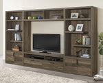 Danio Rustic Natural Wood 2-Drawer TV Stand