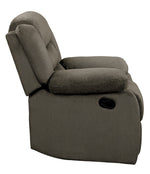 Discus Brown Fabric Manual Recliner