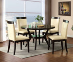 Downtown I Espresso Wood Round Dining Table