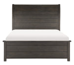 Hebron Dark Cherry Wood Cal King Bed