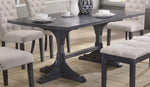 Janina Light Gray Wood Dining Table