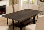 Kaitlin Light Walnut Wood Dining Table