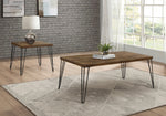 Kellson Rustic Oak Wood Coffee Table