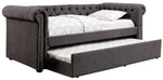 Leanna Gray Twin Daybed w/ Trundle (Oversized)