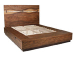 Madden Smokey Walnut Wood King Storage Bed (Oversized)