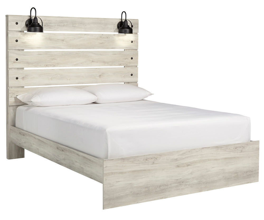 Cambeck Whitewash Wood Queen Panel Bed