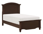 Meghan 4-Pc Espresso Wood Twin Bedroom Set