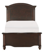 Meghan Espresso Wood Full Panel Bed