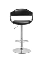 Mirabella Black PU Leather Barstool