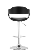 Mirabella Black PU Leather Barstool