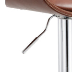 Mirabella Brown PU Leather Barstool