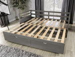 Nancy Gray Wood Twin Daybed with Trundle