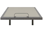 Negan Grey Fabric King Adjustable Power Bed Base