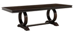 Oratorio Dark Cherry Wood Extendable Dining Table