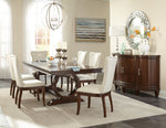 Oratorio Dark Cherry Wood Extendable Dining Table