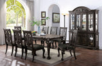 Petersburg Dark Gray Wood Dining Table