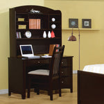 Phoenix Cappuccino Wood Hutch