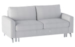 Price Gray Fabric Convertible Sofa w/ Pull-Out Bed