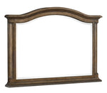 Rachelle Weathered Pecan Wood Dresser Mirror