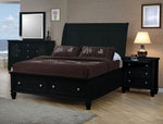 Sandy Beach Black Wood 11-Drawer Dresser