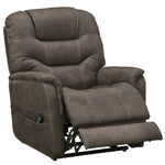 Ballister Espresso Faux Leather Power Lift Recliner