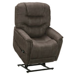 Ballister Espresso Faux Leather Power Lift Recliner