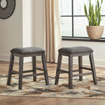 Caitbrook 2 Dark Gray Counter Height Stools