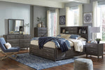 Caitbrook Gray Wood 7-Drawer Dresser