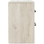 Cambeck Whitewash Wood 2-Drawer Nightstand