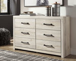 Cambeck Whitewash Wood 6-Drawer Dresser