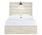 Cambeck Whitewash Wood Full Panel Bed