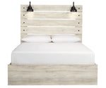 Cambeck Whitewash Wood Queen Panel Bed