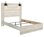 Cambeck Whitewash Wood Queen Panel Bed