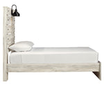 Cambeck Whitewash Wood Twin Panel Bed