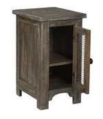 Danell Ridge Brown Wood Chair Side End Table