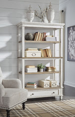 Realyn Two-Tone Wood Bookcase