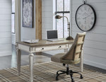 Realyn Two-Tone Wood Home Office Desk